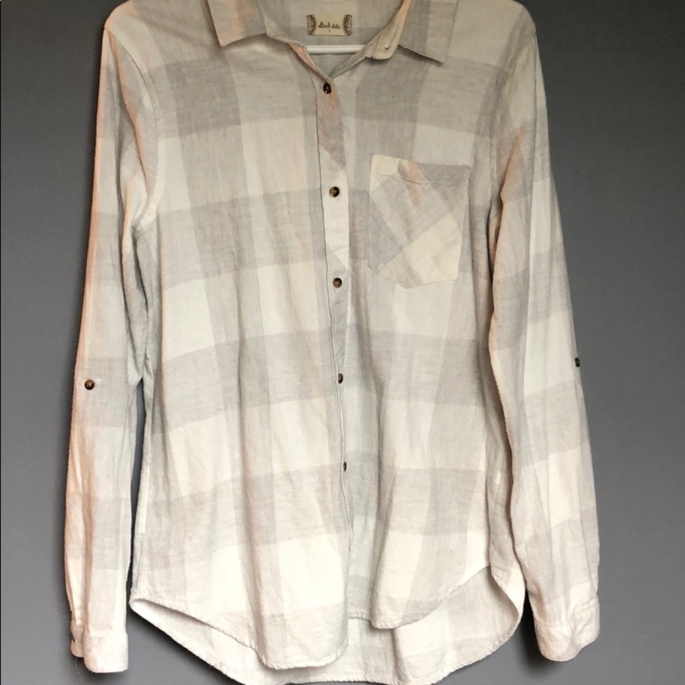 Gingham Plaid Pocket Shirt